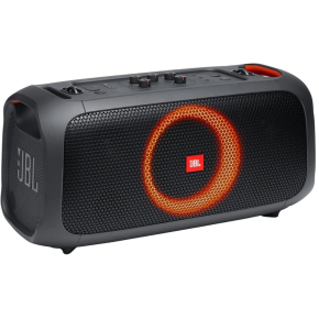 JBL PARTYBOX ON-THE-GO PORTABLE PARTY SPEAKER WITH BUILT-IN LIGHTS AND WIRELESS MIC