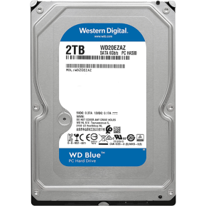 Western Digital 2TB WD Blue PC Hard Drive HDD - 5400 RPM, SATA 6 Gb/s, 256 MB Cache, 3.5