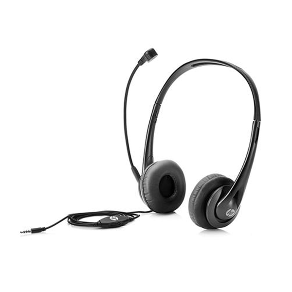 HP Stereo USB Headset Black (T1A67AA)