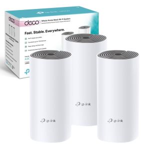 TP-Link Deco E4 AC1200 Whole Home Mesh Wi-Fi System (3 Pack) - TL-DECO E4 (3-PACK)