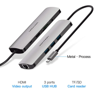 VENTION TYPE C TO MULTI-FUNCTION 9 IN 1 DOCKING STATION - VEN-CGNHA
