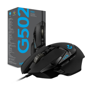 Logitech 910-005471 G502 HERO 25k High Performance Black Wired Gaming Mouse