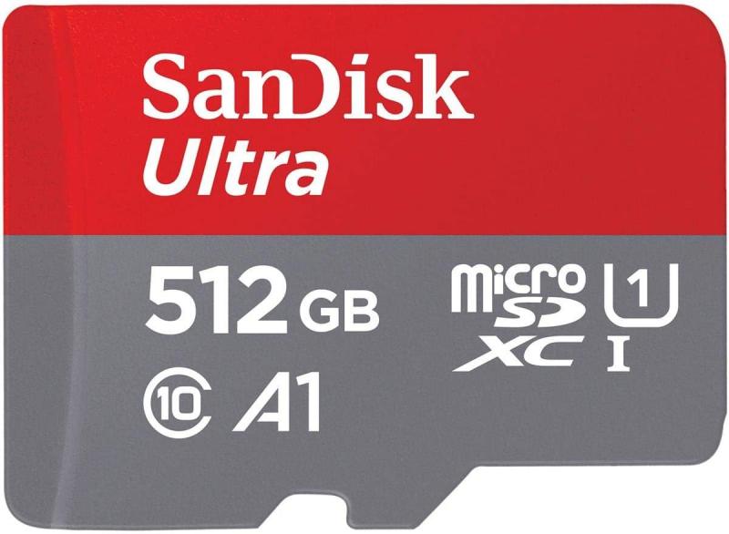 SanDisk MicroSD 512GB Class 10 100MB/s -SDSQUNR-512G-GN3MN