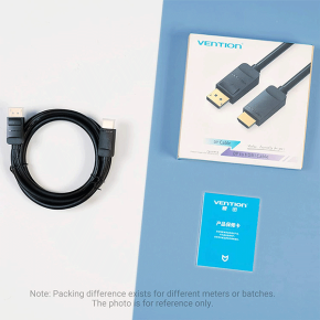 Vention DP to HDMI Cable 2M Black