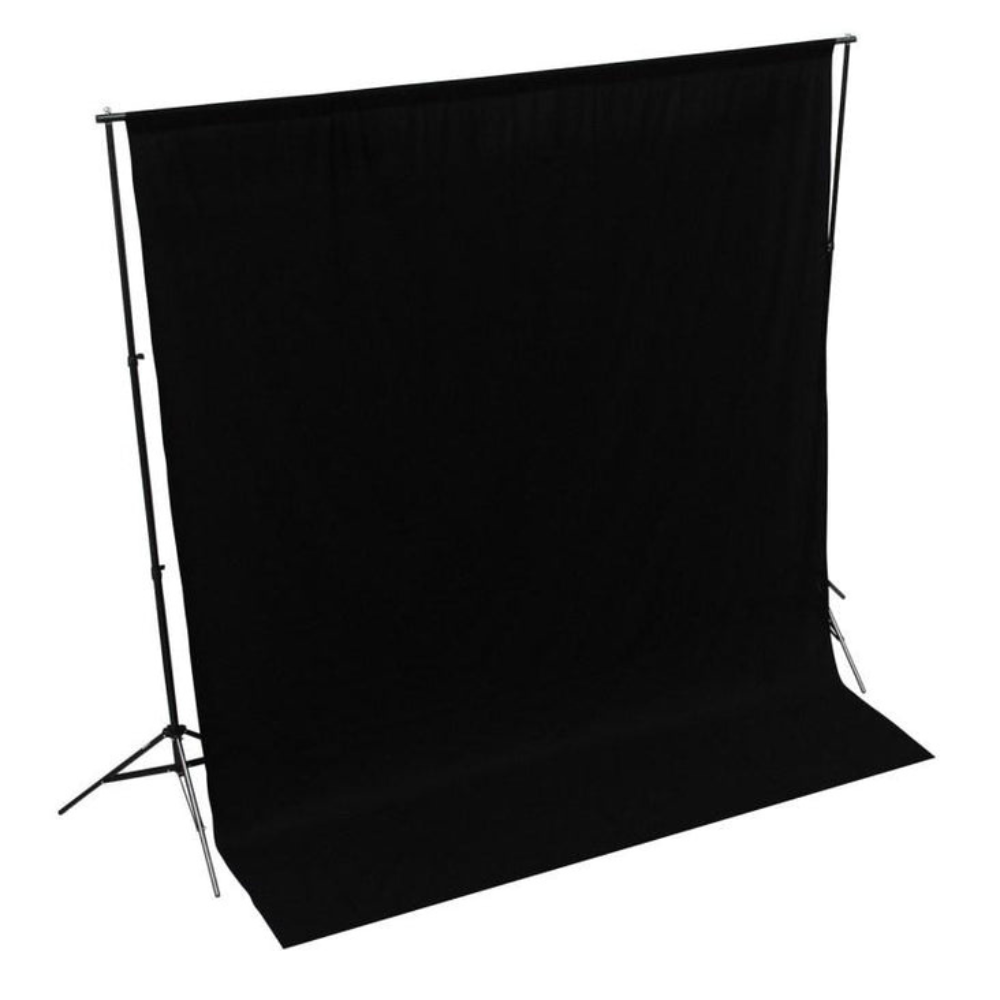 Visico Muslin Backdrop 3X6M Black