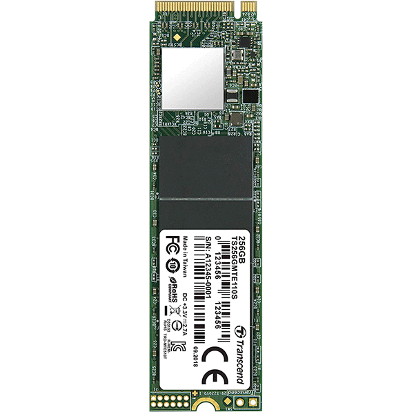 TRANSCEND 110S INTERNAL SSD M.2 PCIe Gen 3*4 NVMe 2280 512GB (TS512GMTE110S)