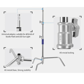 Jinbei CK-90 Century Steel Stand C-Stand Light