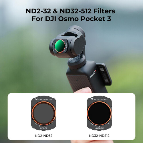 K&F Concept Nano-X Series VND Filter Kit with Green Coating for DJI Osmo Pocket