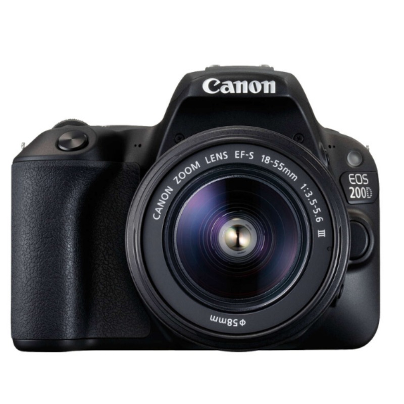 Canon EOS 200D 24.2MP 18-55mm Bluetooth NFC Wi-Fi DSLR Camera