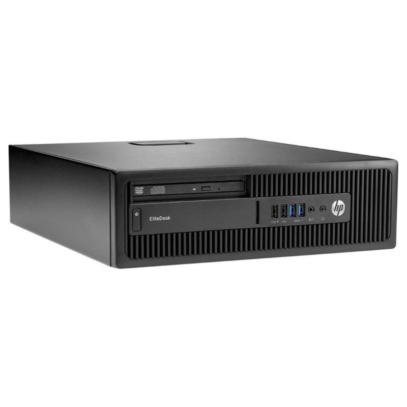 HP EliteDesk 800 G1 SFF Intel Core i5-4590@3.30GHz 4GB RAM 500GB HDD DVDrw WiFi  Keyboard Mouse Plus 18.5 inch Monitor 