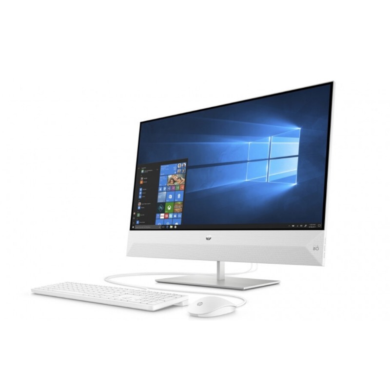 HP Pavilion 27-inch i7/8GB/256Gb SSD/2TB HDD All In One Desktop - Snow White