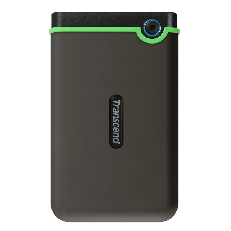 Transcend 2TB USB 3.1 Gen 1 StoreJet 25M3S SJ25M3S Rugged External Hard Drive TS2TSJ25M3S,Grey