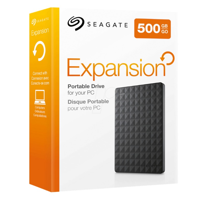 Seagate 500GB Expansion Portable External Hard Drive USB 3.0 Model STEA500400 Black