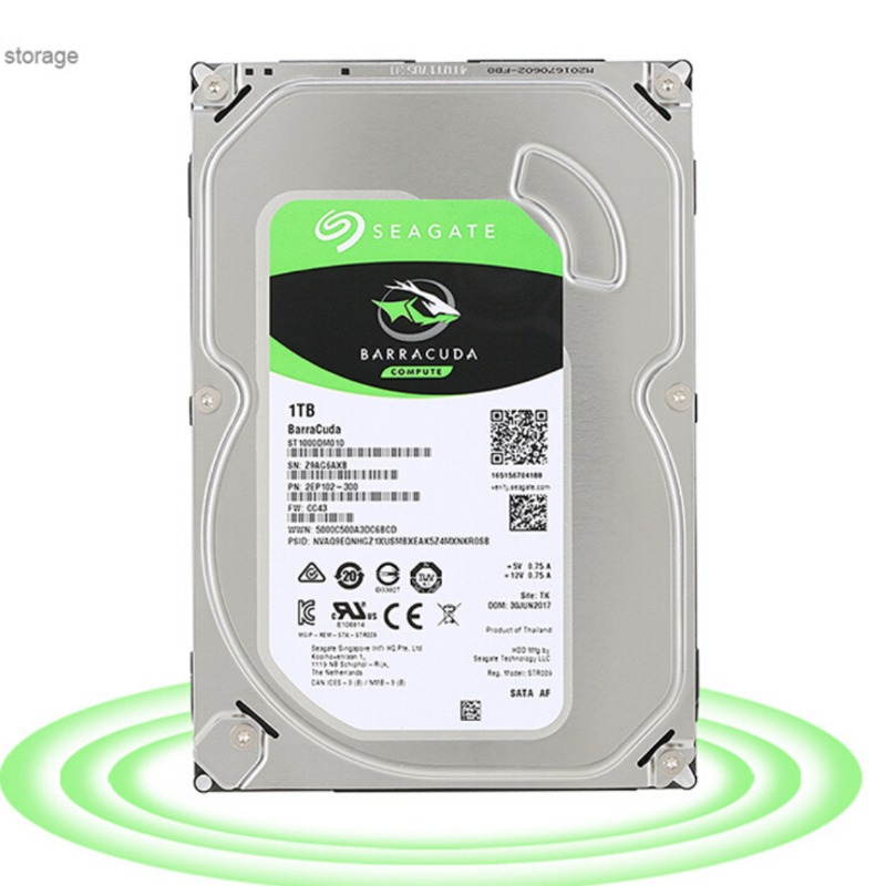 Seagate Barracuda 1TB Desktop SATA Internal Hard Drive