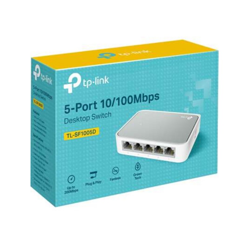 TP-Link TL-SF1005D 5-Port 10/100Mbps Desktop Switch