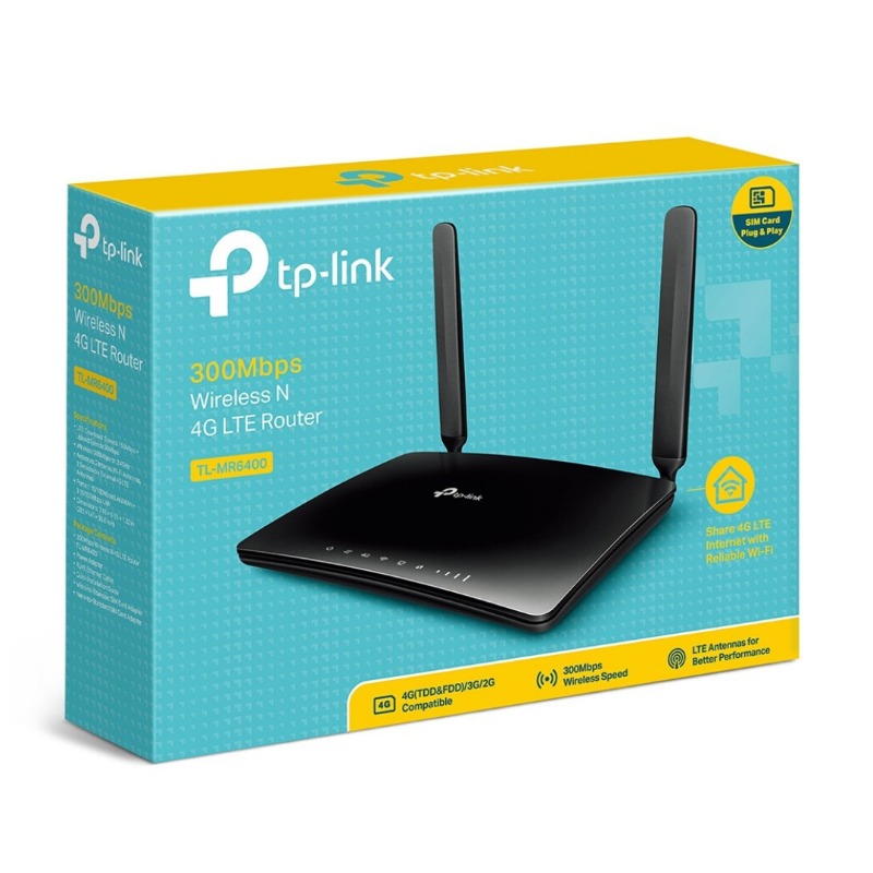 TP-Link 300Mbps Wireless N 4G LTE Router – TL-MR6400