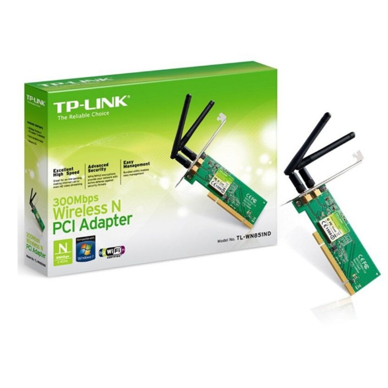 Tp-link TL-WN851ND 300Mbps Wireless N PCI Adapter