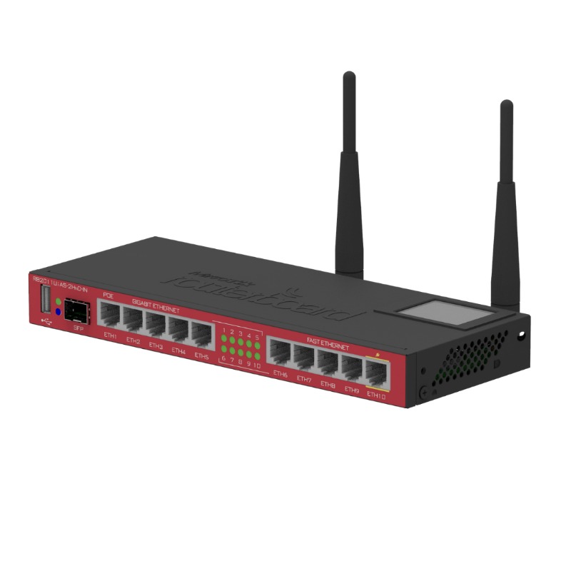 Mikrotik RB2011UiAS-2HnD-IN Gigabit Ethernet WiFi Router