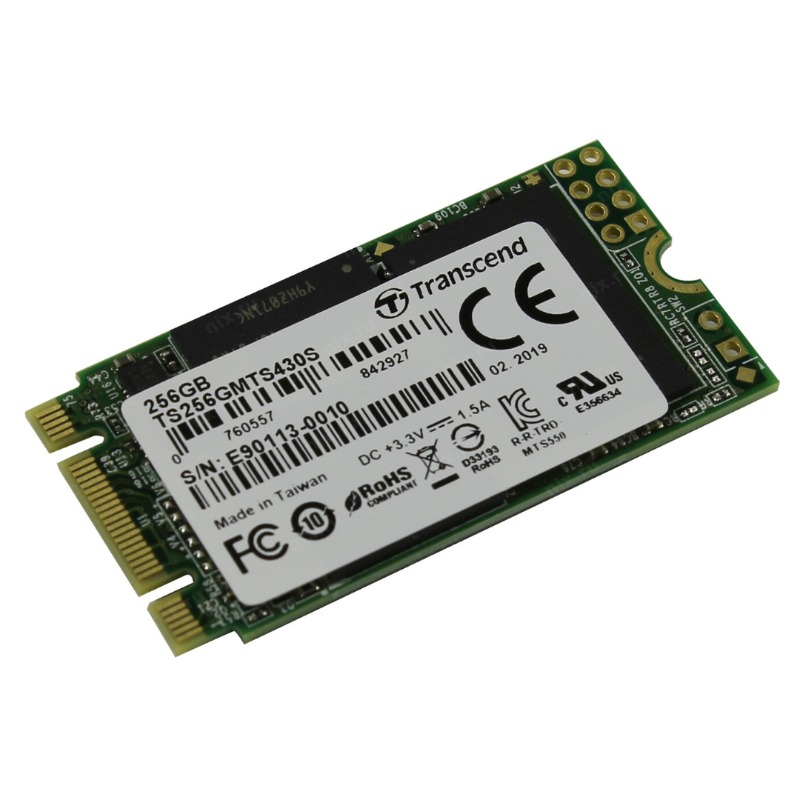 Transcend 430S 256GB M.2 2242 SATA Solid State Drive (TS256GMTS430S)
