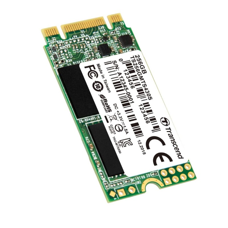 Transcend 430S 256GB M.2 2242 SATA Solid State Drive (TS256GMTS430S)