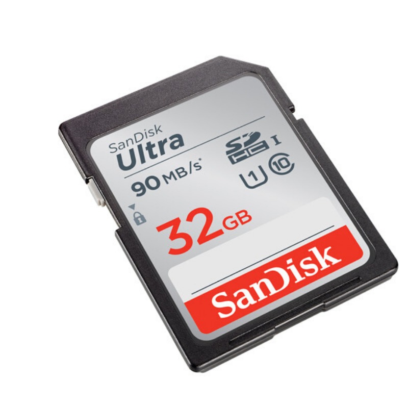 SanDisk 32GB Ultra SDHC UHS-I Memory Card (SDSDUNB-032G-GN3IN)