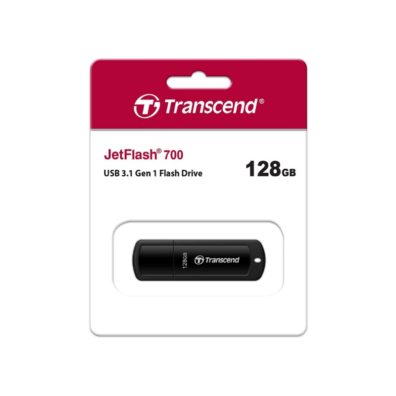 Transcend JetFlash® 700 USB stick 128 GB Black TS128GJF700 USB 3.0
