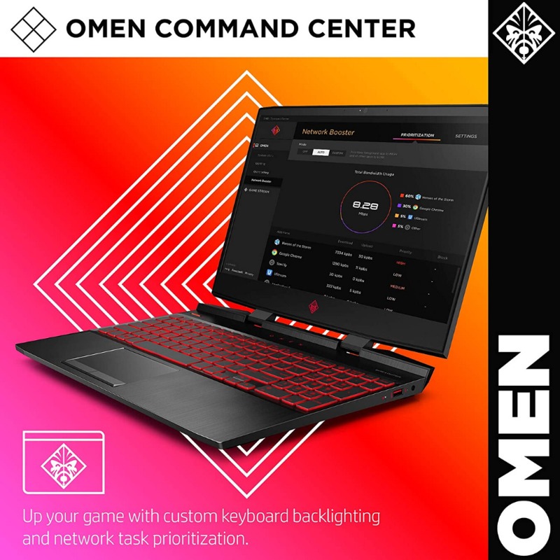 HP OMEN 15X 9th Gen Core i7-9750H Processor  8GB Ram 1TB Hard Disk , Nvidia GTX 1660 Ti