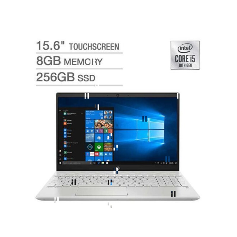 HP Pavilion 15-cs3063cl Intel Core i5-1035G1 Processor 1.0GHz; 8GB DDR4-2666 RAM; 256GB Solid State Drive & 1 year Warranty