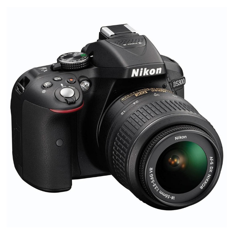 Nikon D5300 DSLR Camera With 18-55mm Lens (Black)