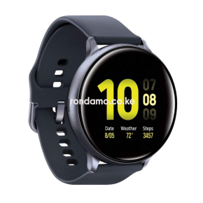 Samsung Galaxy Watch Active2 (Silicon Strap + Aluminum Bezel) Bluetooth (Aqua Black, R820-44mm)