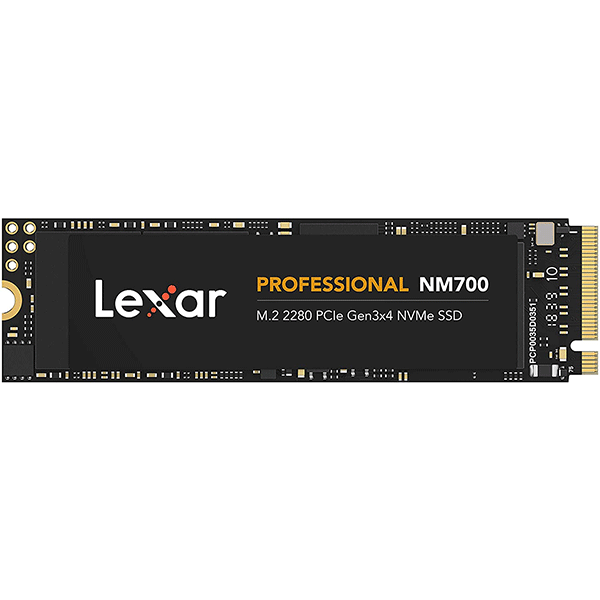 Lexar Professional NM700 M.2 2280 PCIe NVMe 1TB SSD, Gaming, Up To 3500MB/s (LNM700-1TRB)