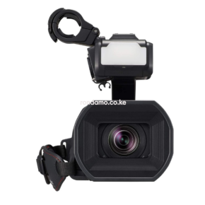 Panasonic X2000 4K Professional Camcorder with 24x Optical Zoom, WiFi HD Live Streaming, 3G SDI Output and VW-HU1 Detachable Handle, HC-X2000