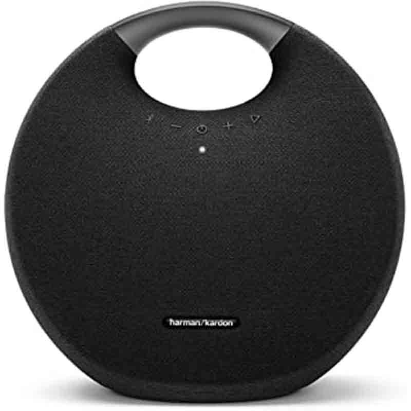 Harman Kardon Onyx Studio 6 Wireless Bluetooth Speaker - IPX7 Waterproof Extra Bass Sound System with Rechargeable Battery and Built-in Microphone