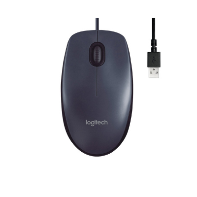 Logitech M100 Wired Optical Mouse