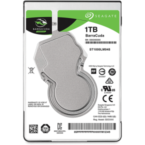 Seagate BarraCuda 1TB Internal Hard Drive HDD  2.5 Inch SATA 6 Gb/s 5400 RPM 128MB Cache for PC Laptop (ST1000LM048)