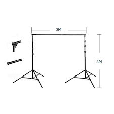 Jinbei JB10-3000FPG Background Stand (3m*3m)