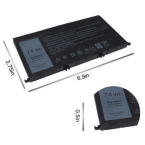 BTX269 - 6-Cell Battery For Inspiron 15 7000 7559 7557 7567