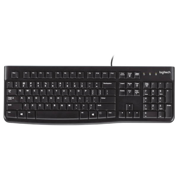 Logitech K120 Keyboard, USB, 920-002508
