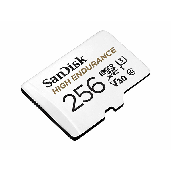 SanDisk MicroSD CLASS 10 100MBPS 256GB High Endurance Card  with Adapter (SDSQQNR-256G-GN6IA)