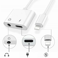 Apple Lightning to 3.5 mm Headphone Jack Adapter - White (MMX62AM/A)