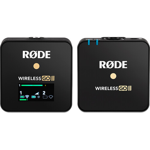 Rode Wireless GO II Single Compact Mic. (2.4 GHz, Black)