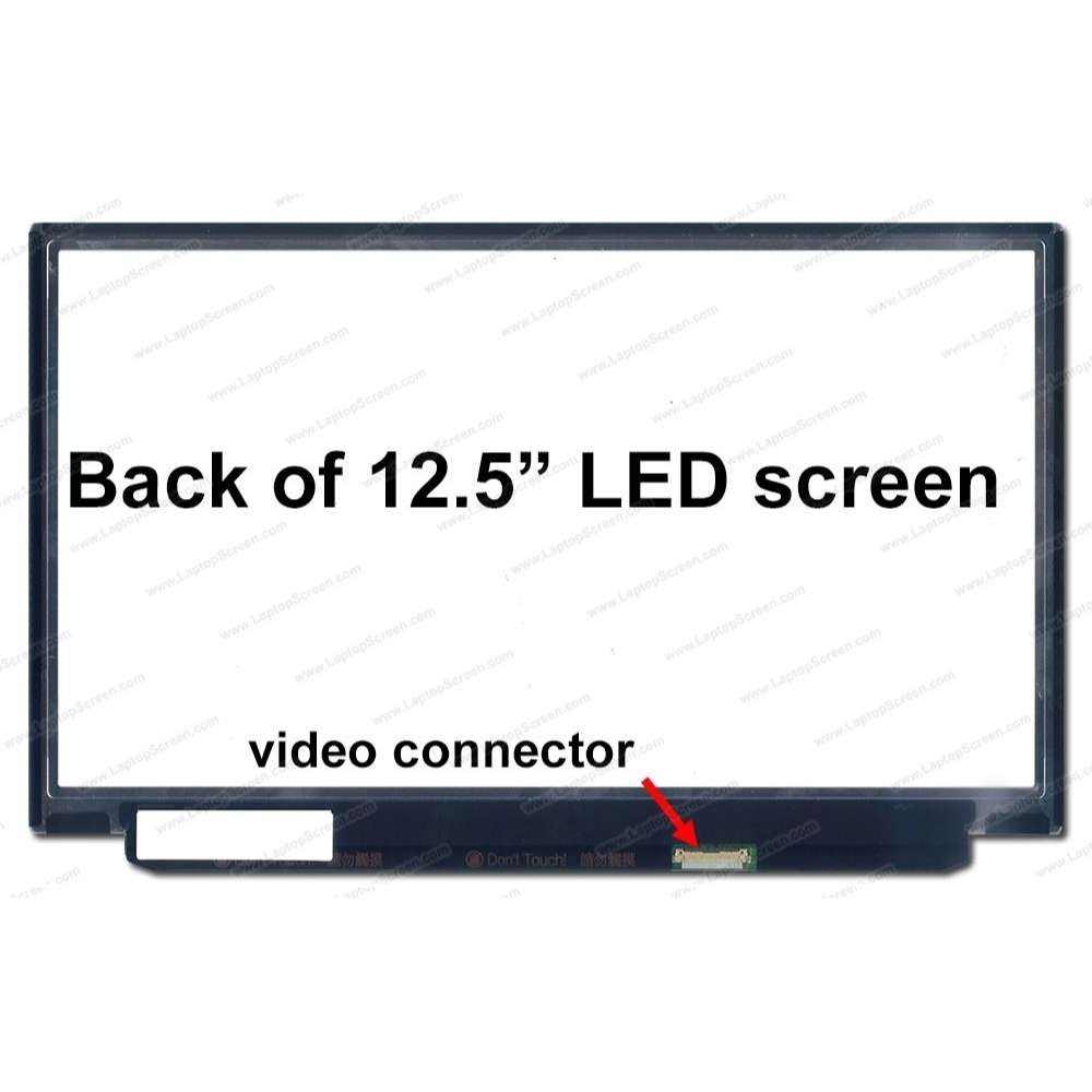 12.5 Slim Normal Connector Laptop Screen