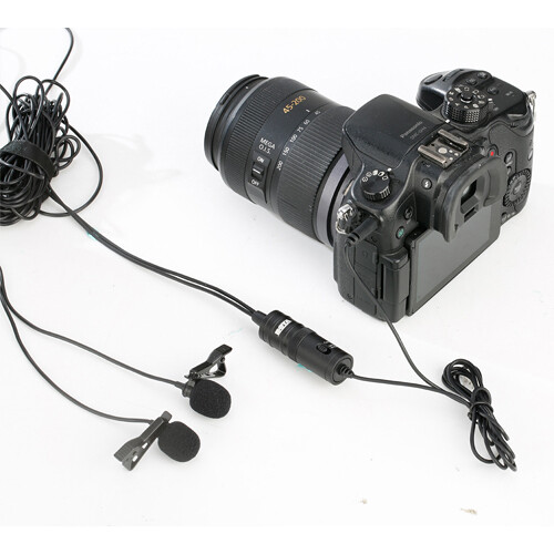 BOYA BY-M1DM Dual Omnidirectional Lavalier Microphone