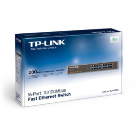TP-Link TL-SF1016 16-Port 10/100Mbps Rackmount Switch