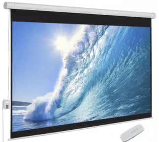 Auto Electric Projector Screen 243 x 243cm (96 by 96 inches)