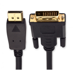 Generic HDMI Male to DVI Male Gold Plated Cable 2.0M Black