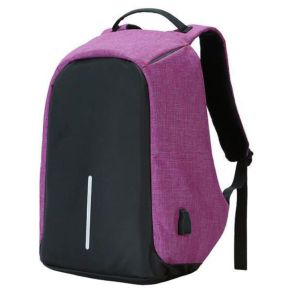 Securepack Best Anti-Theft USB Charging Travel Backpack Purple