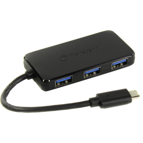 Transcend 4-Port HUB USB 3.1 Gen 1 Type C, Black – TS-HUB2C