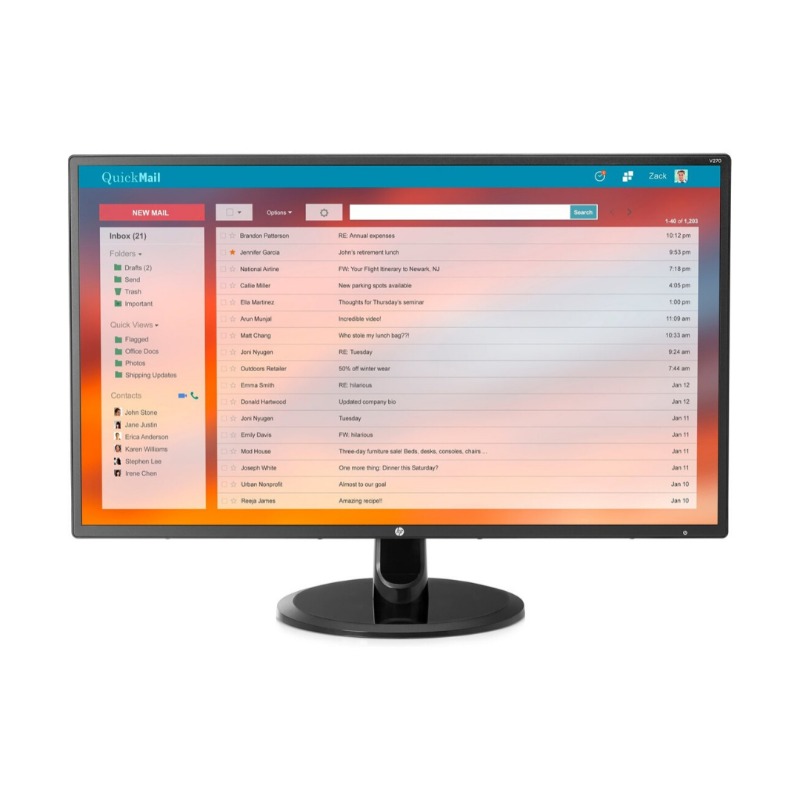 HP V270 27" 16:9 IPS Monitor