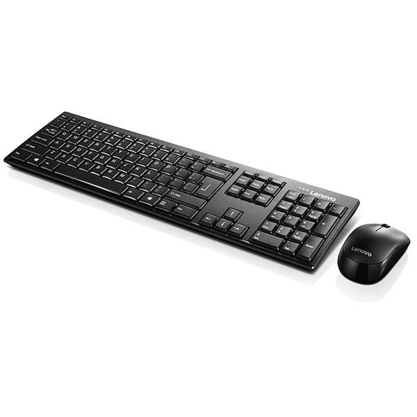 Lenovo 100 Wireless Combo Keyboard & Mouse (GX30L66303)